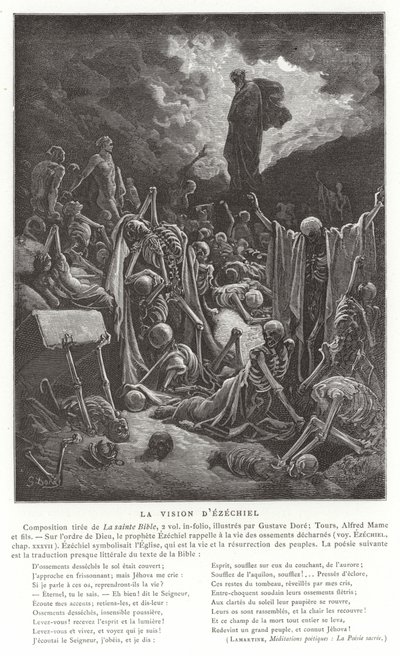 The Vision of Ezekiel by Gustave Dore